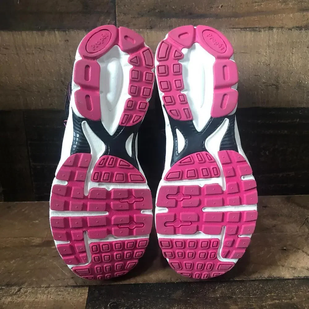 Brand New Propet Women's Size 6 Black Pink Athletic Walking Shoes Sneakers